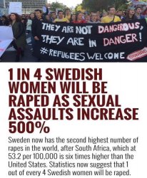 RAPEFUGEES IN SWEDISTAN Meme Template