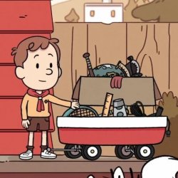 David's stuff on a wagon Meme Template