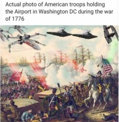 Revolutionary War airplane Meme Template