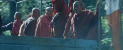 Empty man buddhist monks looking down on me Meme Template