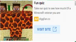 Fake minecraft website Meme Template