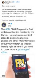 FBI child ID app Meme Template