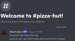web kraken at pizza hut Meme Template