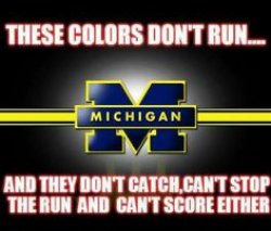 Michigan these colors don’t run Meme Template