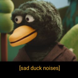 sad duck Meme Template