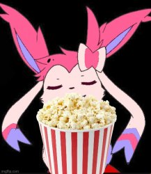 Sylveon popcorn Meme Template