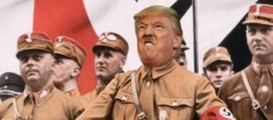 Trump Pedo Nazi Tyrant Traitor Evil Meme Template