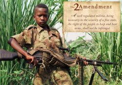 Child soldier 2nd Amendment Meme Template