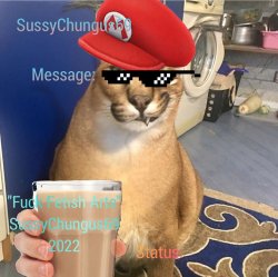 SussyChungus69 Annoucment template (credits to Zabloingelesky) Meme Template