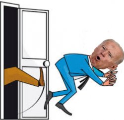 Joe Biden getting his ass kicked Meme Template