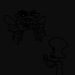 Squidward vs Alpha Spongefly Encounter concept Meme Template