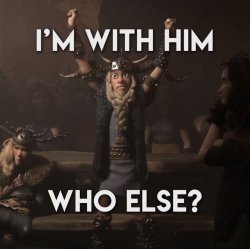 I'm W I T H him! Meme Template