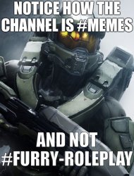 Notice how the channel is #memes Meme Template