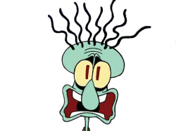 Squidward Screaming Meme Template