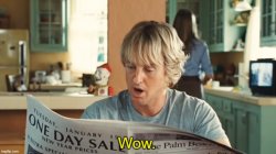 Owen Wilson reading newspaper Meme Template