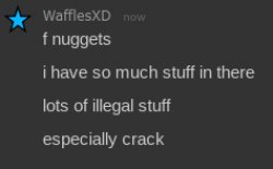 WafflesXD on crack Meme Template