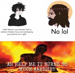 Jesus no lol Meme Template