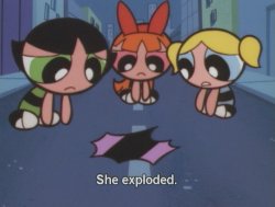 Powerpuff girls Bunny exploded Meme Template