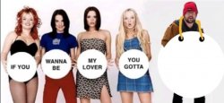 Spice girls if you wanna be my lover template Meme Template