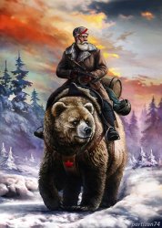 Slavic Bear Patrol Meme Template