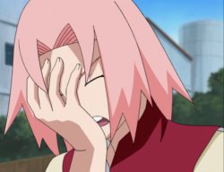 Sakura Haruno Facepalm Meme Template