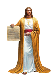 Jesus with scriptures with transparency Meme Template