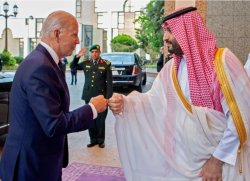 Biden Saudi Meme Template