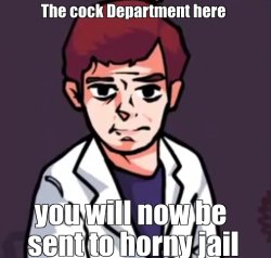 Horny jail Meme Template