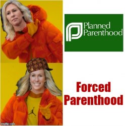 Planned Parenthood vs. Forced Parenthood Meme Template