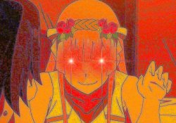 zero two deepfried Meme Template