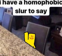 partygoer has a homophobic slur to say Meme Template
