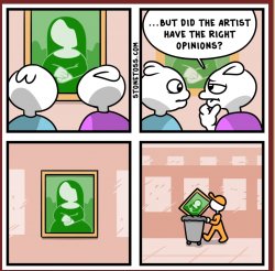 Stonetoss bad opinion Meme Template