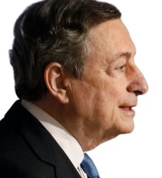 Draghi on bike Meme Template
