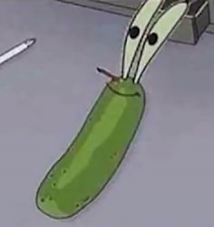 Pickle Krabs Meme Template