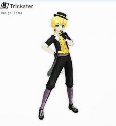 kagamine len trickster Meme Template