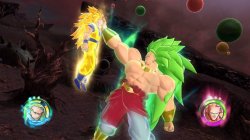 SSJ3 Goku and SSJ3 Broly Meme Template