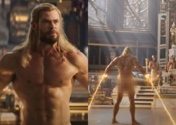 Naked Thor Meme Template