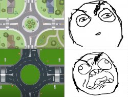Street circles Meme Template
