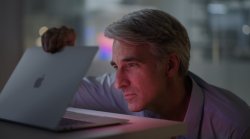 Craig Federighi MacBook Meme Template