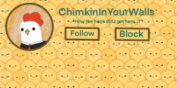 ChimkinInYourWalls announcement template! Meme Template