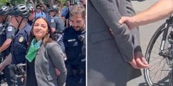 AOC Gets Arrested Meme Template