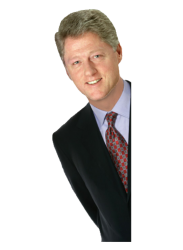 Bill Clinton cornered with transparency Meme Template