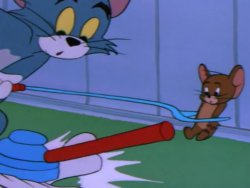 Tom and Jerry Tom Spooked Meme Template