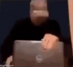 Man looking at laptop Meme Template