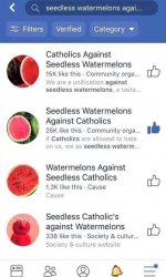 Catholics against seedless watermelons Meme Template