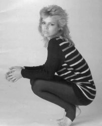 Kim Wilde black & white Meme Template