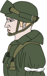 Chad Russian Soldier Meme Template