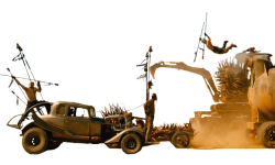 Mad Max Chase Scene Transparent Background Meme Template