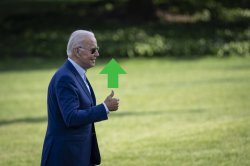 Joe Biden upvote Meme Template