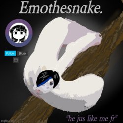 Emothesnake temp- thanks purple Meme Template